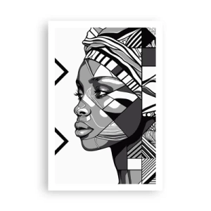 Poster - Etnisch portret - 61x91 cm