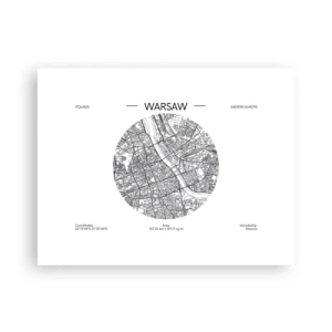 Poster - Anatomie van Warschau - 40x30 cm