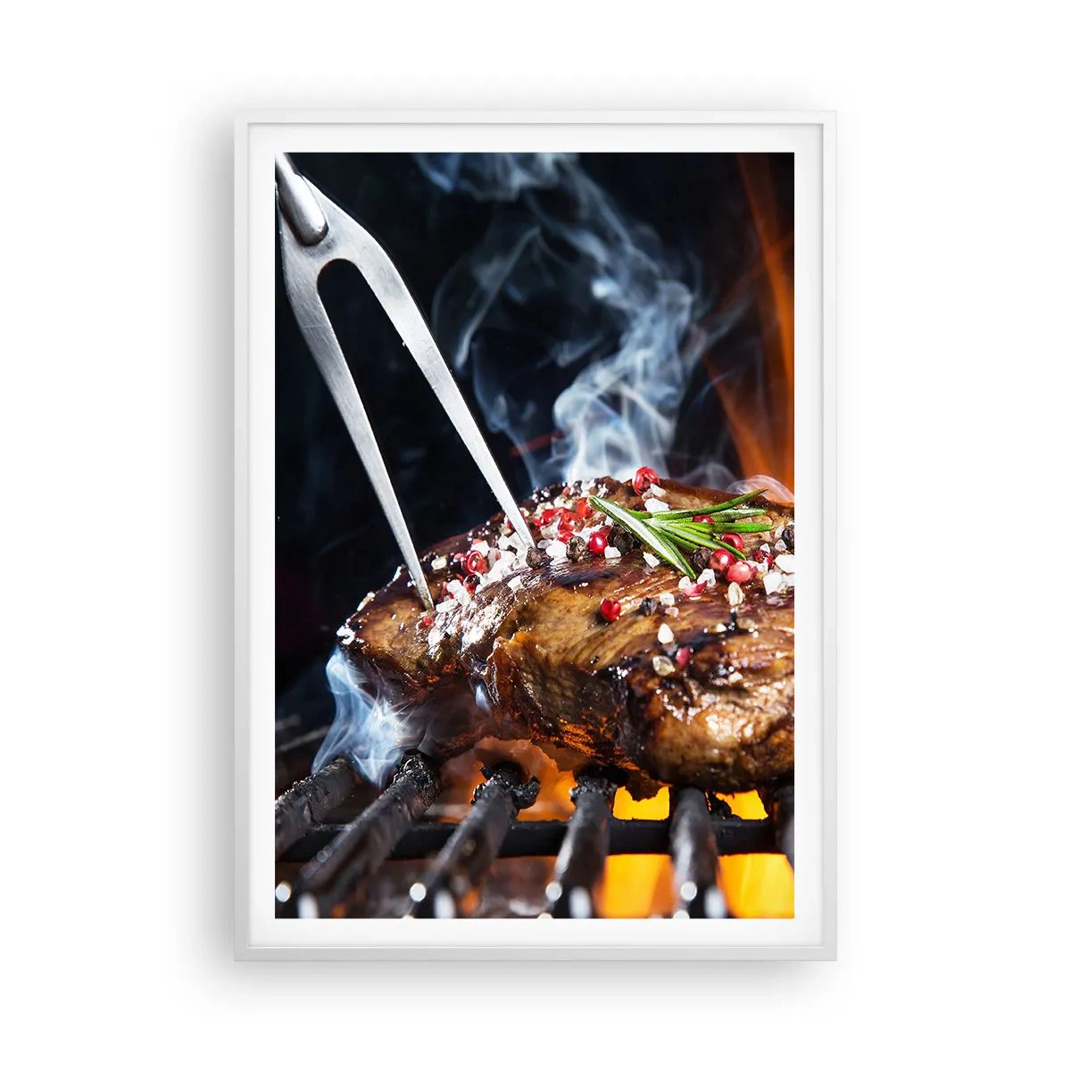 Poster in een witte lijst - Sappig en geurig - 70x100 cm