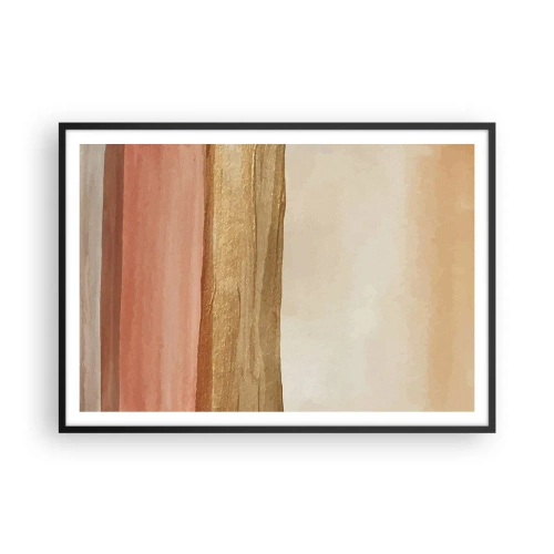 Poster in een zwarte lijst - Verticale compositie - 100x70 cm