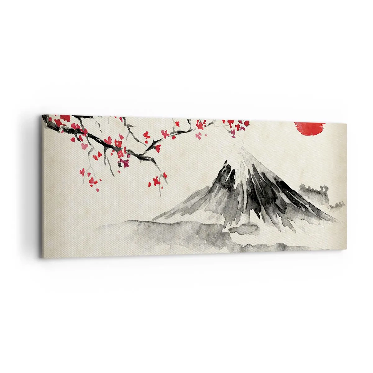 Schilderen op canvas - Houd van Japan - 120x50 cm