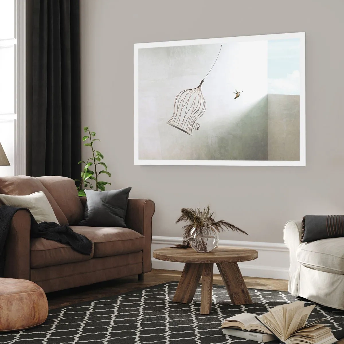 Poster - In je element - 100x70 cm