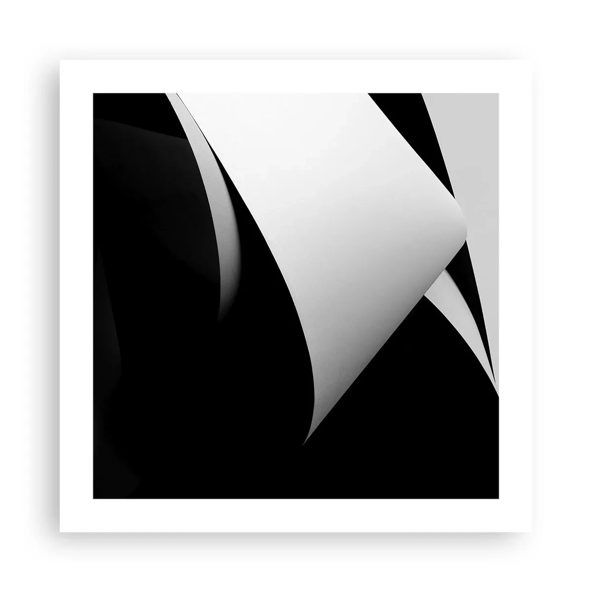 Poster - Lichtvlakken uit de diepten van de schaduw - 50x50 cm