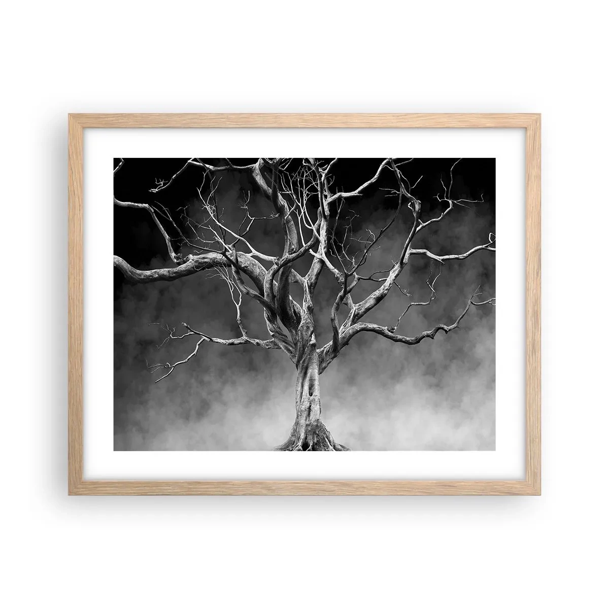 Een poster in een licht eiken lijst - Oorspronkelijk en heilig - 50x40 cm