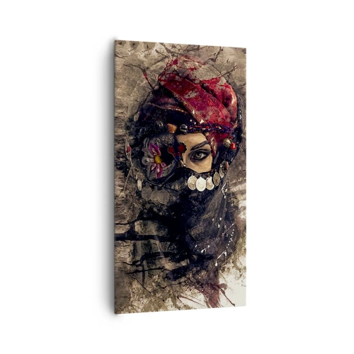 Schilderen op canvas - Op zijn zachtst gezegd verontrustend - 65x120 cm