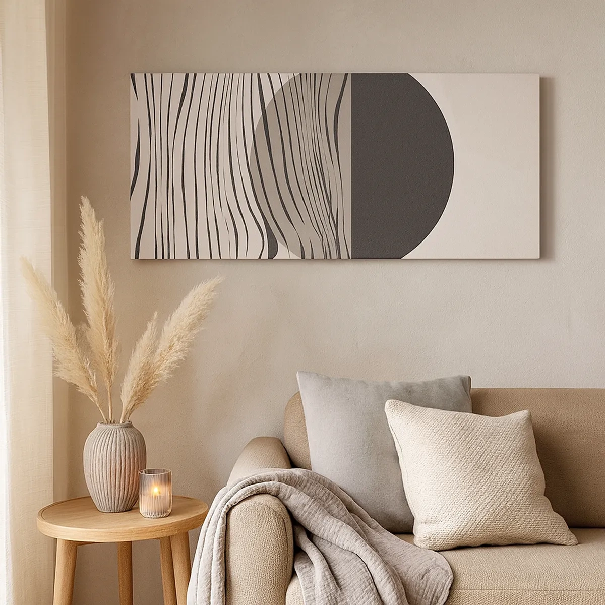 Schilderen op canvas - Halve compositie - 30x30 cm