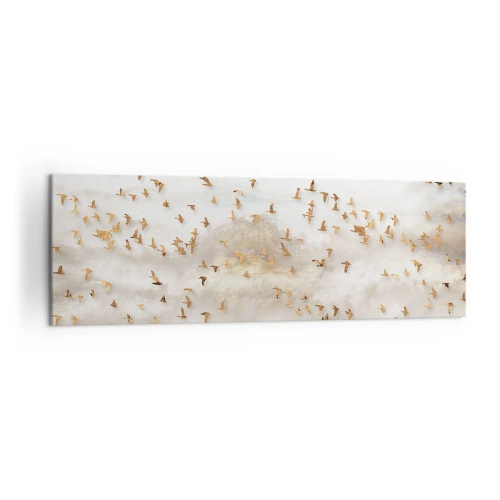 Schilderen op canvas - Het is tijd… - 160x50 cm