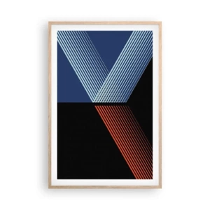 Een poster in een licht eiken lijst - Een eenvoudig verhaal - 61x91 cm