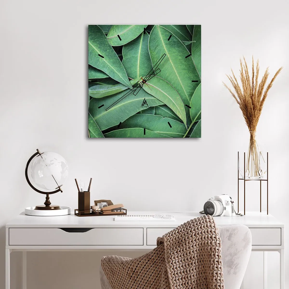 Wandklok - Klok - Sappig en fris - 30x30 cm