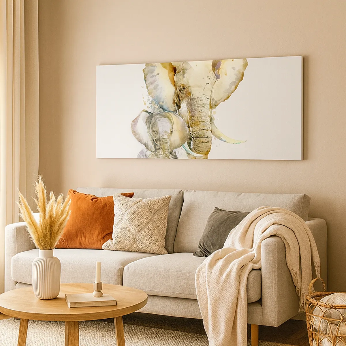 Schilderen op canvas - Er gaat niets boven mama - 30x30 cm