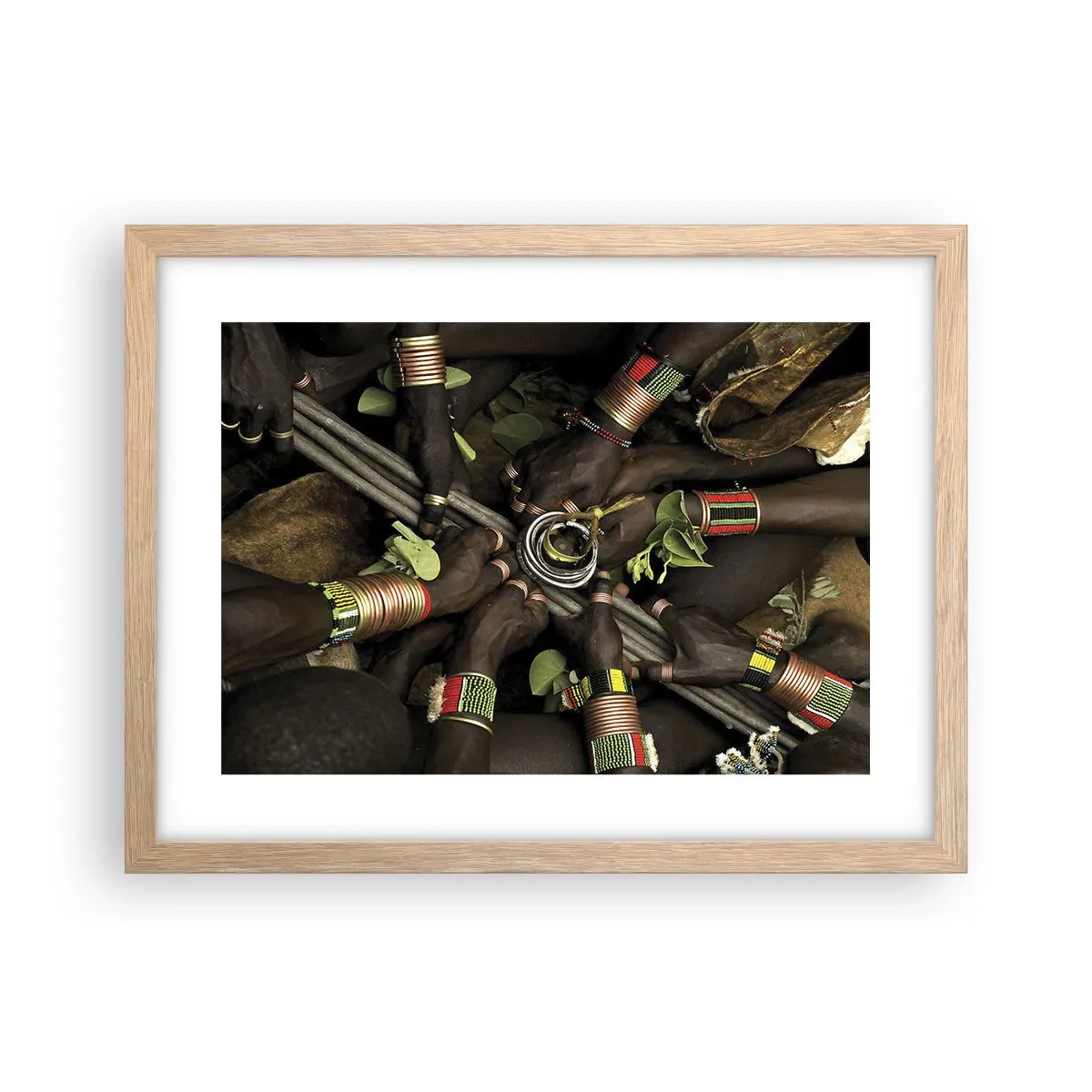 Een poster in een licht eiken lijst - Wij zijn samen - 40x30 cm