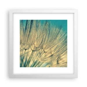 Poster in een witte lijst - In afwachting van de wind - 30x30 cm