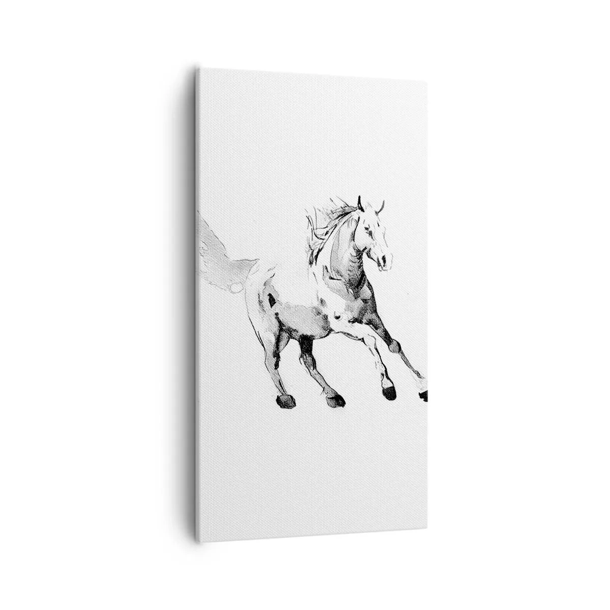 Schilderen op canvas - Ongetemde ziel - 55x100 cm