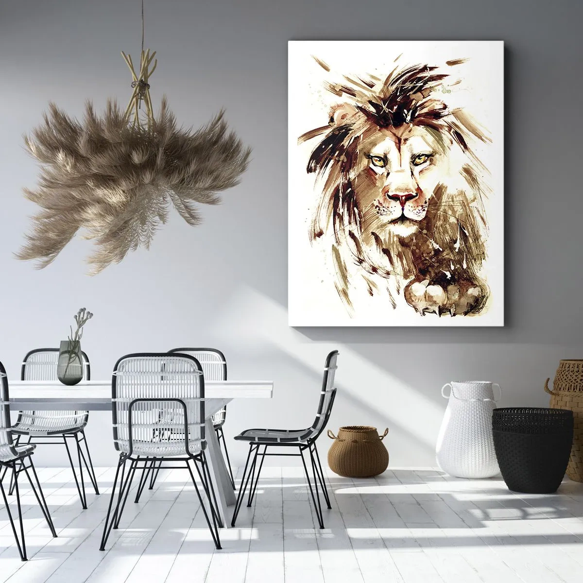 Schilderen op canvas - Kracht en waardigheid - 50x70 cm