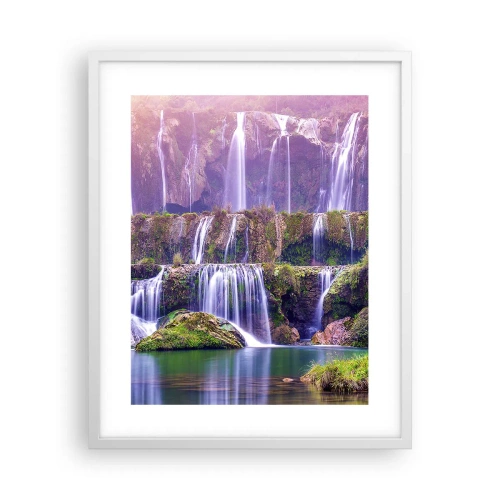 Poster in een witte lijst - Trap naar de hemel - 40x50 cm