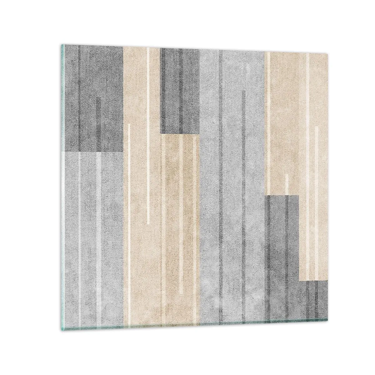 Schilderen op glas - Compositie: houd verticaal - 40x40 cm
