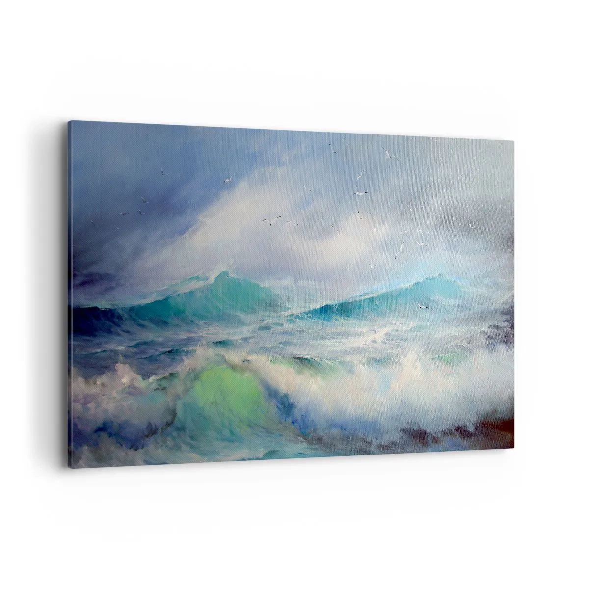 Schilderen op canvas - 'De wervelwind huilde van triomf...' - 120x80 cm