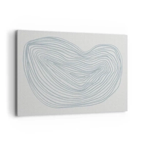 Schilderen op canvas - De glimlach van één druppel - 120x80 cm