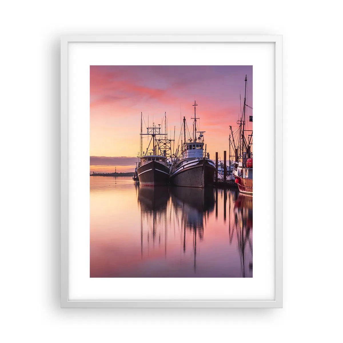 Poster in een witte lijst - Voor de volgende dag - 40x50 cm