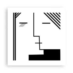 Poster - Alleen maar een kus - 40x40 cm