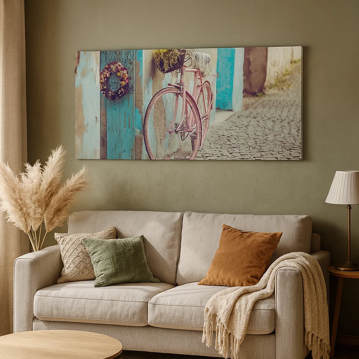 Schilderen op canvas - Ben zo terug - 30x30 cm