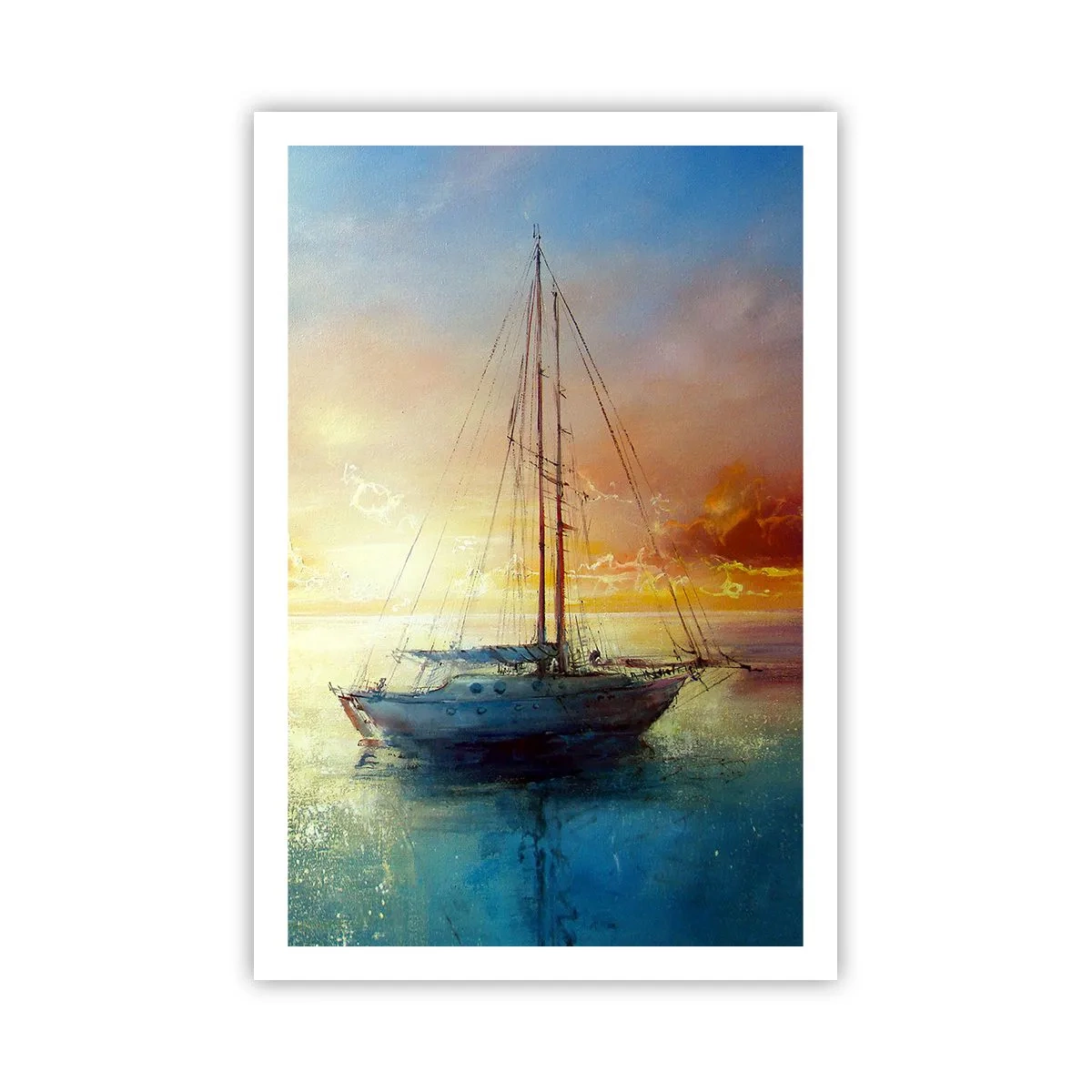 Poster - In een gouden baai - 61x91 cm