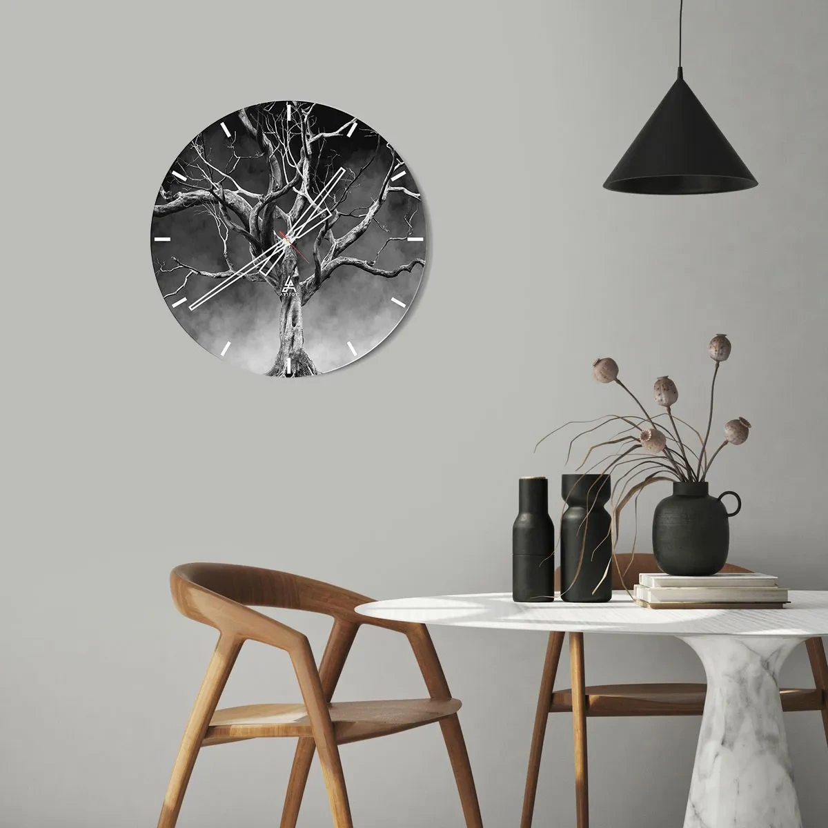 Wandklok - Klok - Oorspronkelijk en heilig - 40x40 cm