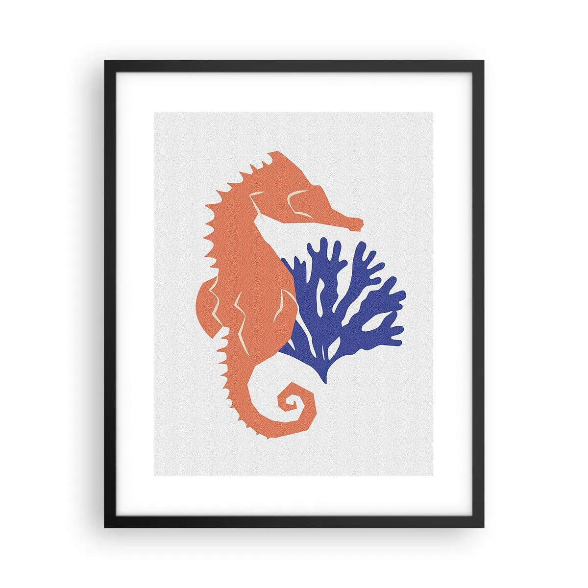 Poster in een zwarte lijst - In een onderwaterweide - 40x50 cm