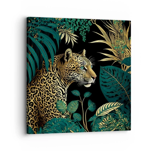Schilderen op canvas - Een gastheer in de jungle - 30x30 cm