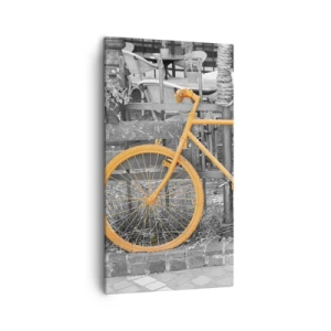 Schilderen op canvas - Ga, ik wacht hier - 45x80 cm