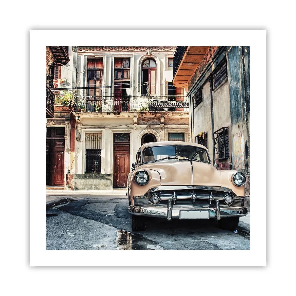 Poster - De siësta in Havana - 50x50 cm