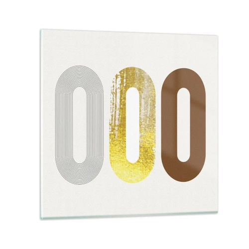 Schilderen op glas - Oooo! - 30x30 cm