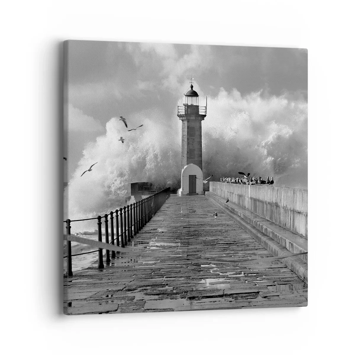 Schilderen op canvas - Onbevreesd - 40x40 cm