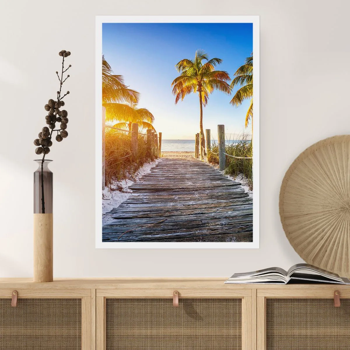 Poster - Rechtstreeks naar het paradijs - 30x40 cm