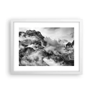 Poster in een witte lijst - Mooi en wreed - 40x30 cm