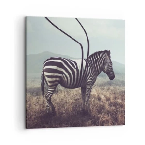 Schilderen op canvas - Aandacht! Gebrek - 50x50 cm