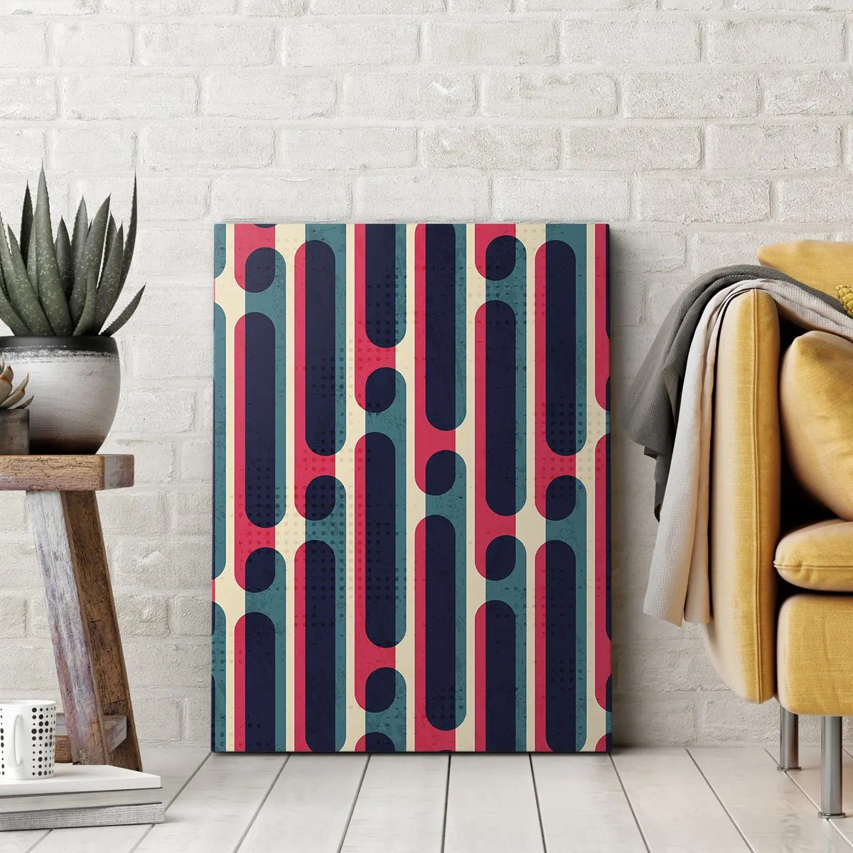 Schilderen op canvas - In de diepte en vooruit - 70x100 cm