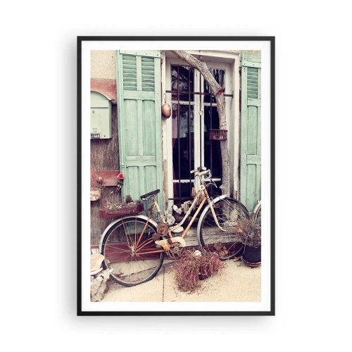 Poster in een zwarte lijst - Lang leve de provincie - 70x100 cm