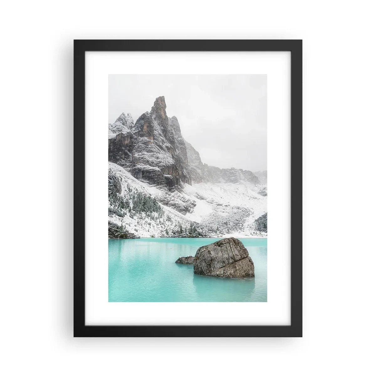 Poster in een zwarte lijst - Bewakend - 30x40 cm