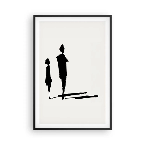 Poster in een zwarte lijst - Zeker samen? - 61x91 cm