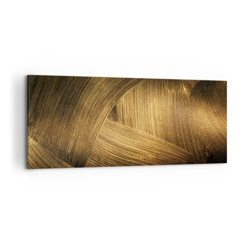 Schilderen op canvas - In een gouden doolhof - 120x50 cm