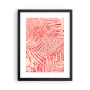 Poster in een zwarte lijst - Roze concept - 30x40 cm