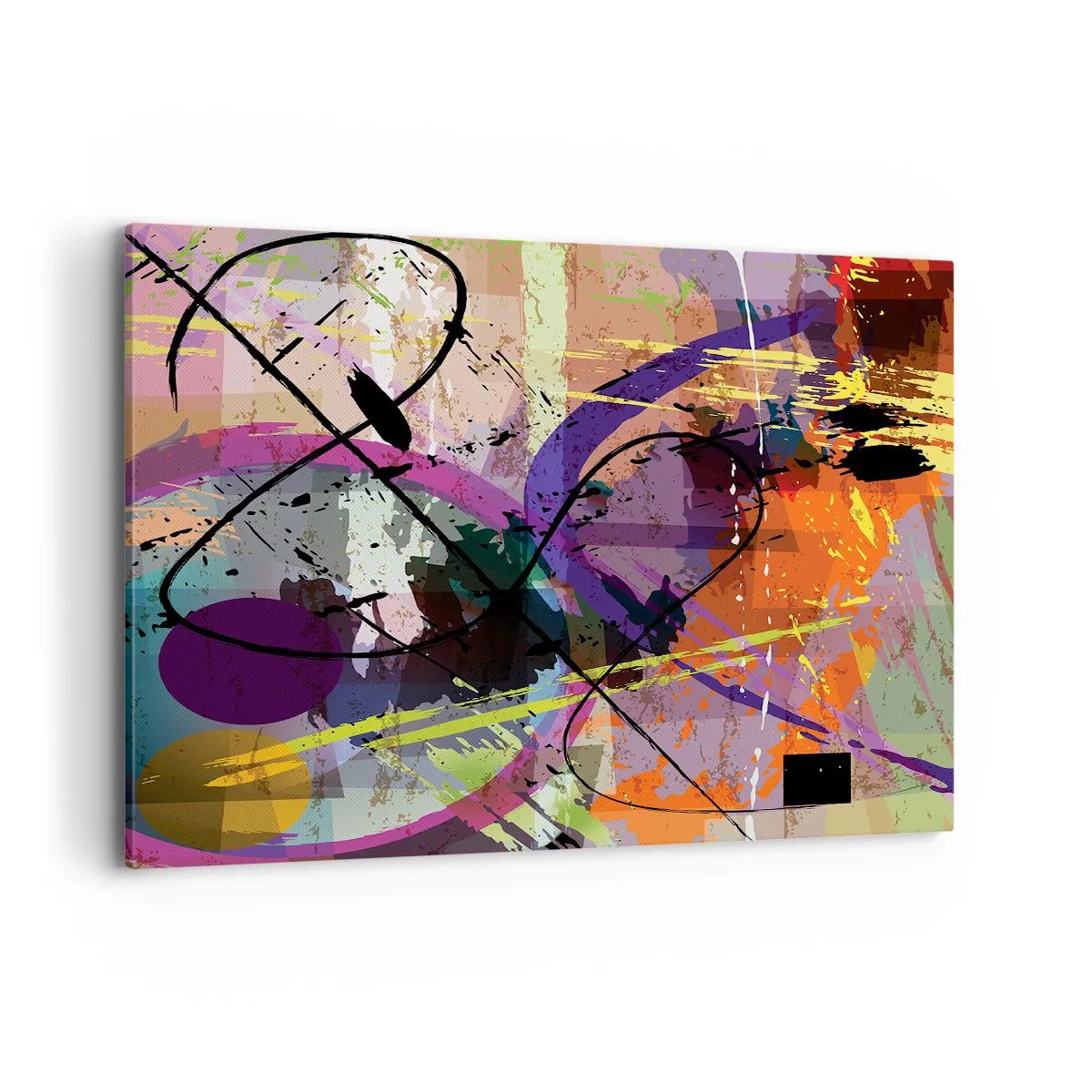 Schilderen op canvas - Je kunt rechtdoor of rondom - 100x70 cm