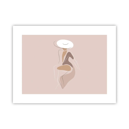 Poster - Een dame zijn - 40x30 cm