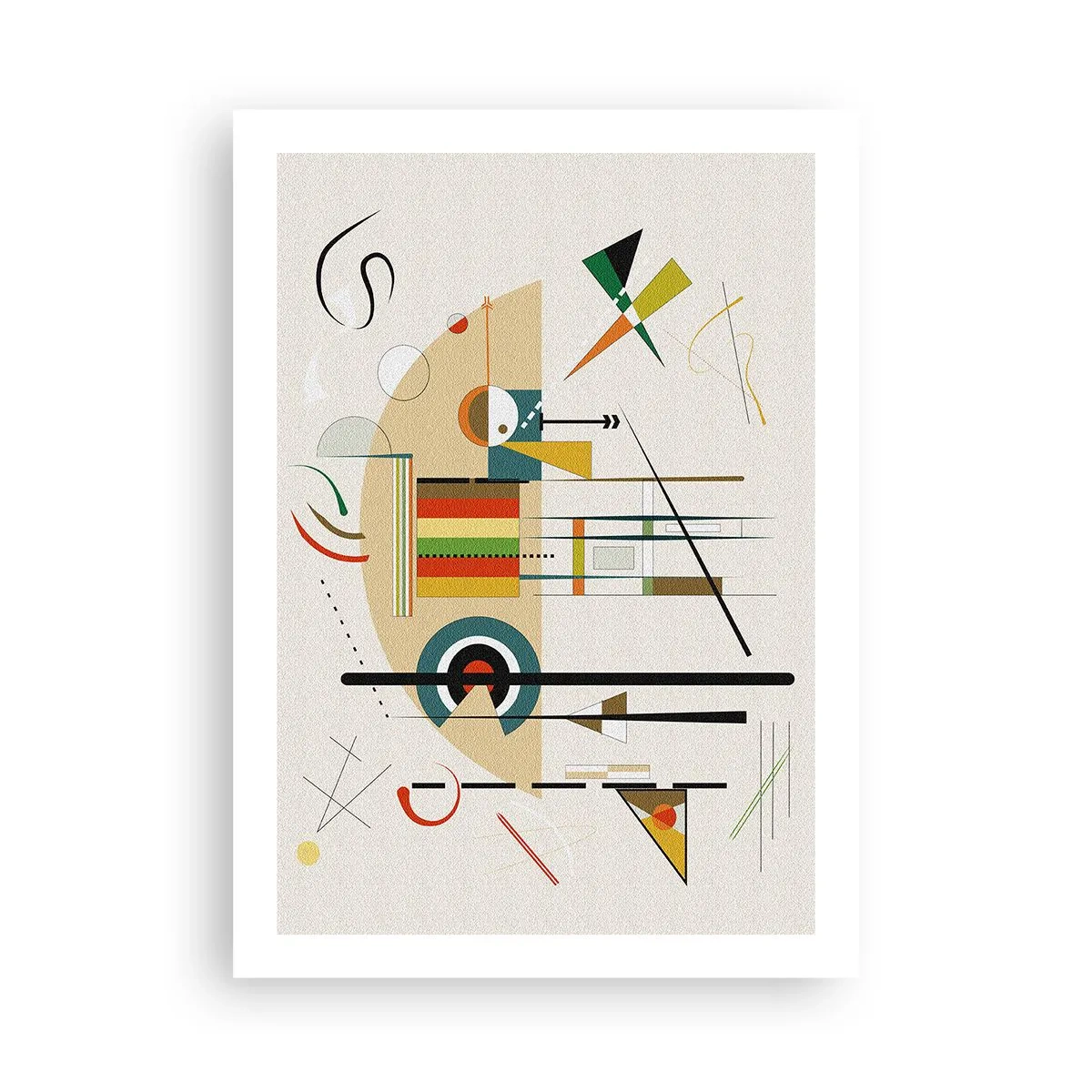 Poster - En de wereld lacht - 50x70 cm