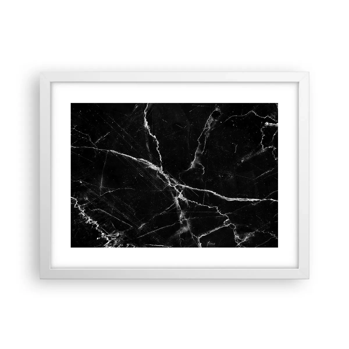 Poster in een witte lijst - Het geheime leven van steen - 40x30 cm