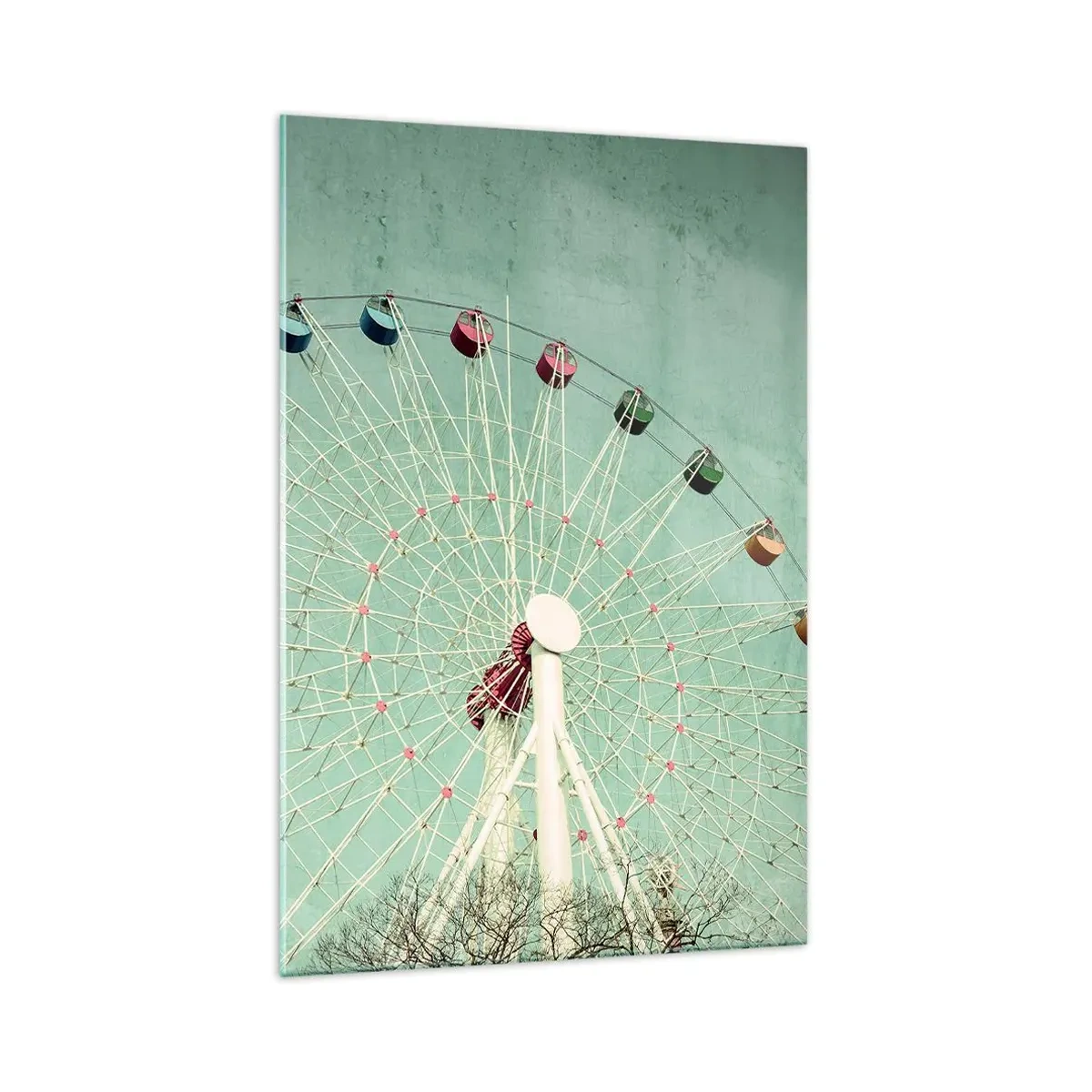 Schilderen op glas - Wij nodigen u uit om plezier te hebben - 70x100 cm