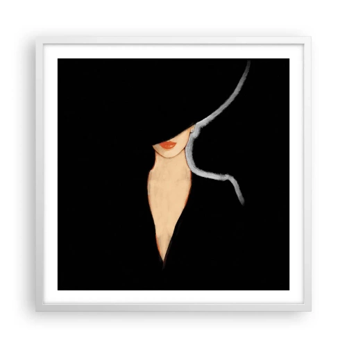 Poster in een witte lijst - Elegantie en stijl - 60x60 cm
