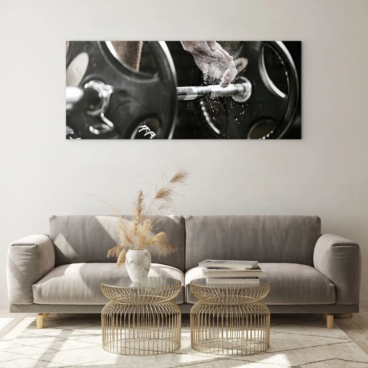 Schilderen op glas - Uitdaging aanvaard! - 90x30 cm