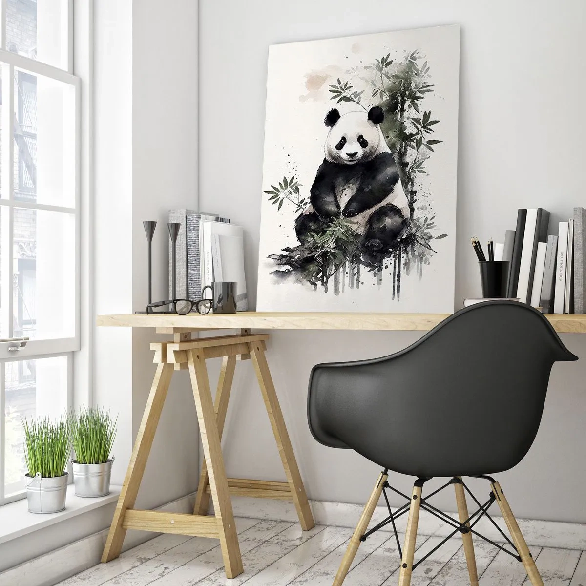 Schilderen op glas - Groeten uit China - 50x70 cm